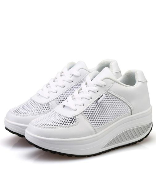 new women casual breathable mesh shoes lace up platform slimming height increasing shoes1423314, Black;white
new women casual breathable mesh shoes lace up platform slimming height increasing shoes1423314, Black;white