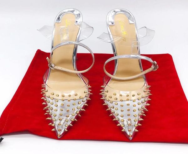 2019 wedding women lady silver pvc slingback spikes new poined toes high heeled heels shoes stiletto heel shoes pump 12cm 10cm9137172, Black
2019 wedding women lady silver pvc slingback spikes new poined toes high heeled heels shoes stiletto heel shoes pump 12cm 10cm9137172, Black