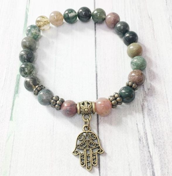 mg0411 simple design natural stone bracelet for women 8 mm fancy beads hamsa charm bracelet indian agate energy jewelry3518086, Black
mg0411 simple design natural stone bracelet for women 8 mm fancy beads hamsa charm bracelet indian agate energy jewelry3518086, Black