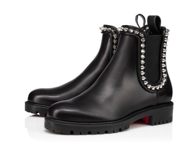 2021 autumn and winter new all-match leather boots ladies trendy rivets british style fashion women's short bots capahutta flat party w, Black
2021 autumn and winter new all-match leather boots ladies trendy rivets british style fashion women's short bots capahutta flat party w, Black