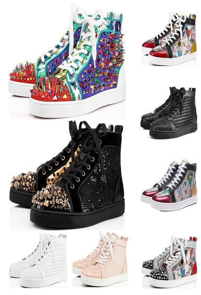 2020 studded spikes flat graffiti suede genuine leather party designer sneakers winter casual shoes 35-477647114, Black
2020 studded spikes flat graffiti suede genuine leather party designer sneakers winter casual shoes 35-477647114, Black