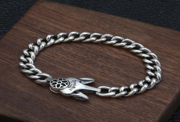personalized 925 sterling silver jewelry designer handmade 7mm curb links bracelet designed with unique closure clasp for men1087946, Black
personalized 925 sterling silver jewelry designer handmade 7mm curb links bracelet designed with unique closure clasp for men1087946, Black