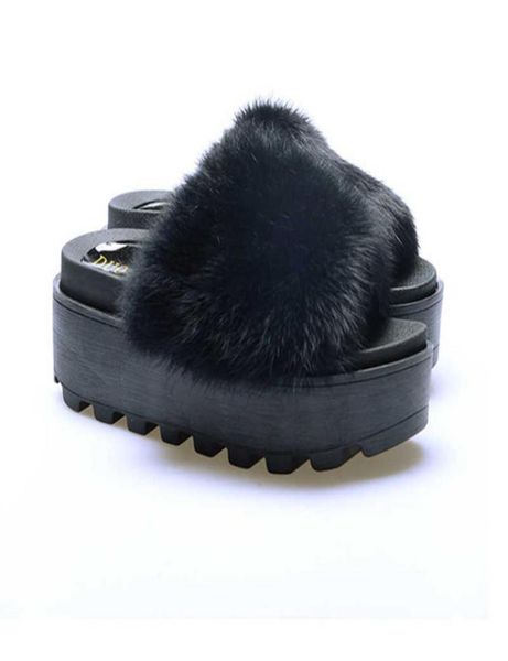 women slippers real fur platform flat shoes thick sole fashion autumn winter flip flop outdoor nonslip casual solid female y0902923479996, Black
women slippers real fur platform flat shoes thick sole fashion autumn winter flip flop outdoor nonslip casual solid female y0902923479996, Black