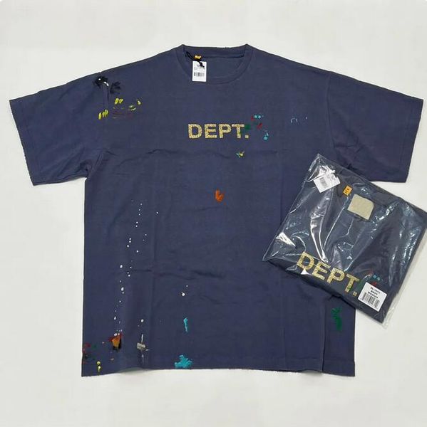 23ss hand painted tee navy t-shirt male female vintage graffiti oversize t shirt men, Black;brown
23ss hand painted tee navy t-shirt male female vintage graffiti oversize t shirt men, Black;brown