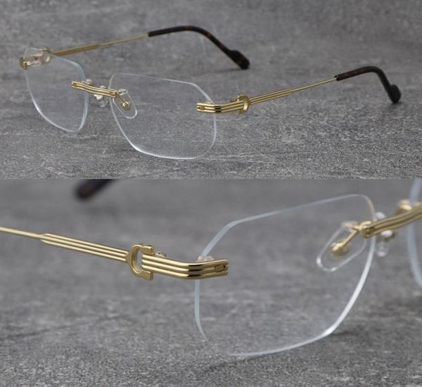 latest fashion men frames sunshade glasses 0271s head composite metal rimless optical frame classic rectangle square 18k gold luxu1833352, Silver
latest fashion men frames sunshade glasses 0271s head composite metal rimless optical frame classic rectangle square 18k gold luxu1833352, Silver