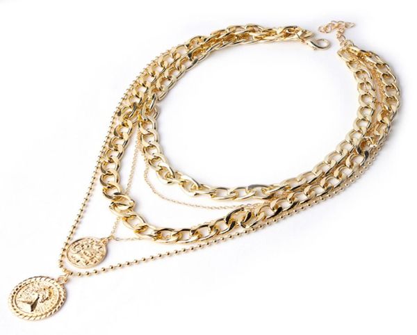 multilayered pendant ladies necklace european and american women personality fashion trend item party trip souvenir gift4469811, Silver
multilayered pendant ladies necklace european and american women personality fashion trend item party trip souvenir gift4469811, Silver