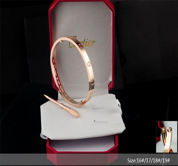 2020 rose gold stainless steel screw bangle bracelet with screwdriver and stone screws with box 5665610, Black
2020 rose gold stainless steel screw bangle bracelet with screwdriver and stone screws with box 5665610, Black