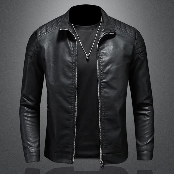mens jackets m5xl standing collar jacke motorcycle clothing fashion trend personalized leather jacket 230905, Black;brown
mens jackets m5xl standing collar jacke motorcycle clothing fashion trend personalized leather jacket 230905, Black;brown