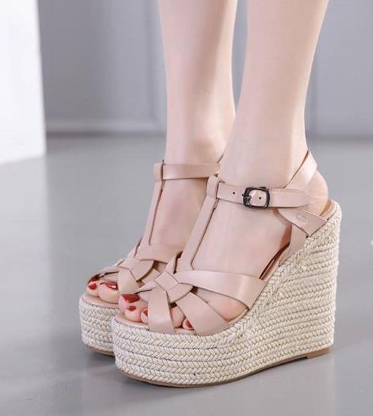 designer sandals ladies wedge sandals knitted straw woven platform shoes luxury women slides size 35 to 402517813, Black
designer sandals ladies wedge sandals knitted straw woven platform shoes luxury women slides size 35 to 402517813, Black