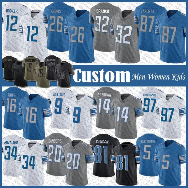97 aidan hutchinson amon ra st brown football jersey detroits sam laporta jared goff jahmyr gibbs brian branch hendon hooker penei sewell ba, Black;red
97 aidan hutchinson amon ra st brown football jersey detroits sam laporta jared goff jahmyr gibbs brian branch hendon hooker penei sewell ba, Black;red