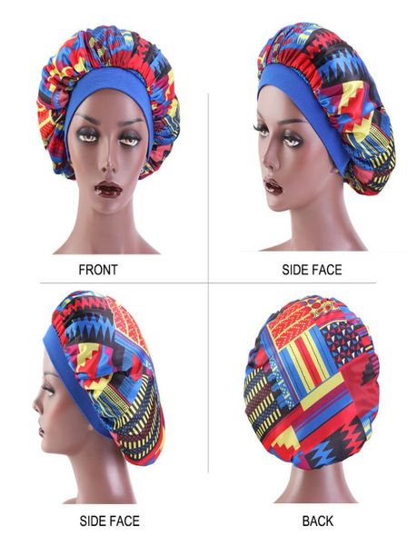2020 hair caps women wide band african pattern print silky bonnet cap soft night sleep hat ladies turban hair styling accessories6906565, Blue;gray
2020 hair caps women wide band african pattern print silky bonnet cap soft night sleep hat ladies turban hair styling accessories6906565, Blue;gray