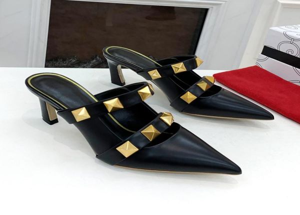summer luxury designer womens high heels slippers fashion oversized golden rivets ladies leather slides flip flops sandals we9097668, Black
summer luxury designer womens high heels slippers fashion oversized golden rivets ladies leather slides flip flops sandals we9097668, Black