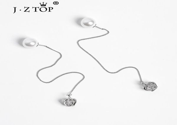 fashion simple imitation pearl crown stud earrings long rhinestone chain pendant ear line for women exquisite jewelry gifts1792211, Golden;silver
fashion simple imitation pearl crown stud earrings long rhinestone chain pendant ear line for women exquisite jewelry gifts1792211, Golden;silver