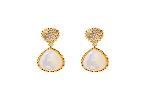 new autumn and winter set diamond drop agate fritillary brass earrings jewelry womens designer earrings diamond earrings5393323, Golden
new autumn and winter set diamond drop agate fritillary brass earrings jewelry womens designer earrings diamond earrings5393323, Golden