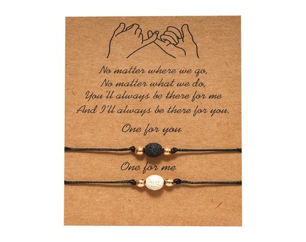 black white lava stone beaded lover couple card strand bracelet adjustable rope wristband essential oil diffuser jewelry7524828
black white lava stone beaded lover couple card strand bracelet adjustable rope wristband essential oil diffuser jewelry7524828