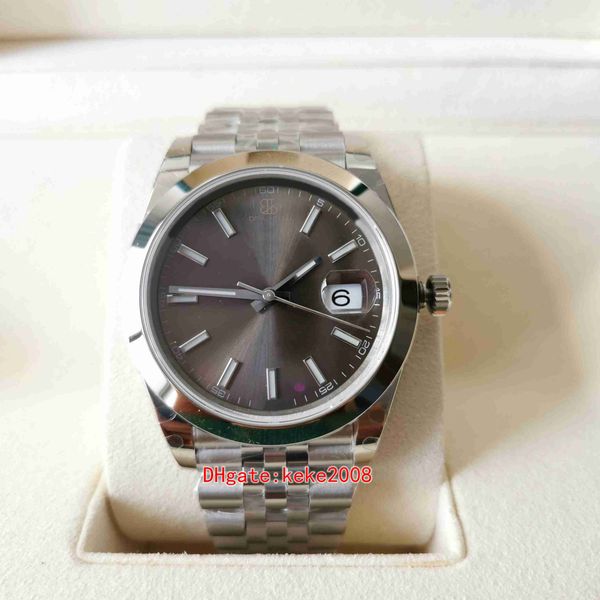 bpf 2 colors men watches 126300 41mm stainless steel grey blue smooth watch ring jubilee bracelet sapphire luminova automatic mechanical men, Slivery;brown
bpf 2 colors men watches 126300 41mm stainless steel grey blue smooth watch ring jubilee bracelet sapphire luminova automatic mechanical men, Slivery;brown
