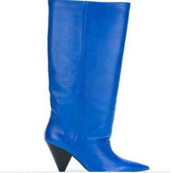 2018 women pointed toe leather boots knee high women boots spike heels ladies shoes rain boots ladies high heels booties bota7132486, Black
2018 women pointed toe leather boots knee high women boots spike heels ladies shoes rain boots ladies high heels booties bota7132486, Black