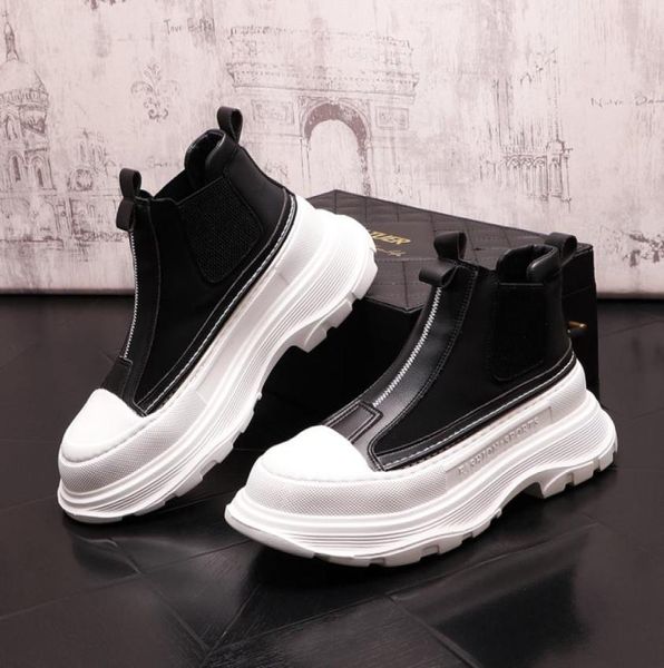 men039s fashion leather boots autumn new thicksoled lightweight high boots hightrend casual white chelsea loafers4374072, Black
men039s fashion leather boots autumn new thicksoled lightweight high boots hightrend casual white chelsea loafers4374072, Black