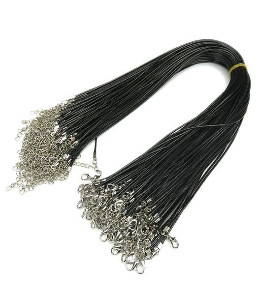 100pcs 1.5mm black wax leather chains beading cord string rope 45cm+5cm extender bracelet chainlobster clasp diy6499936, White;red
100pcs 1.5mm black wax leather chains beading cord string rope 45cm+5cm extender bracelet chainlobster clasp diy6499936, White;red