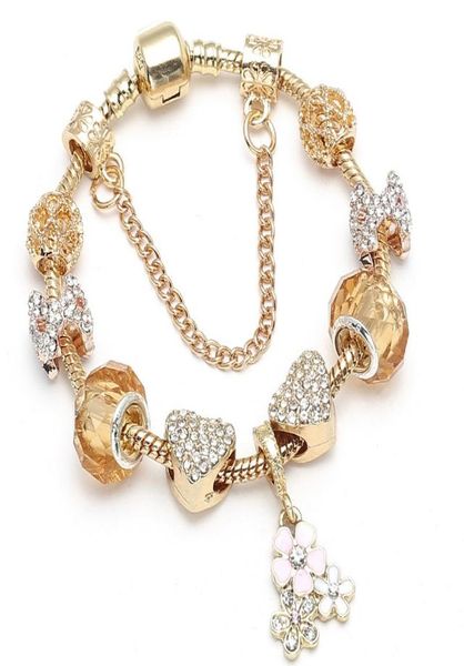 fashion style charm bracelet women four leave clover pendant european charm beads magnolia cherry dangle fits charm bracelets necklace diy j, Golden;silver
fashion style charm bracelet women four leave clover pendant european charm beads magnolia cherry dangle fits charm bracelets necklace diy j, Golden;silver