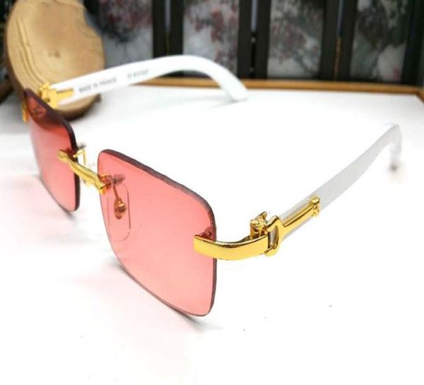 luxury wooden sunglasses for mens womens brand white buffalo horn glasses vintage designer rimless sunglasses with boxes 5453961, White;black
luxury wooden sunglasses for mens womens brand white buffalo horn glasses vintage designer rimless sunglasses with boxes 5453961, White;black