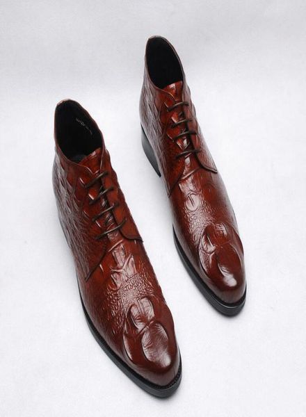 plus size 39-46 odile grain black/brown formal wedding shoes mens ankle boots genuine leather men's work shoes business1686705
plus size 39-46 odile grain black/brown formal wedding shoes mens ankle boots genuine leather men's work shoes business1686705