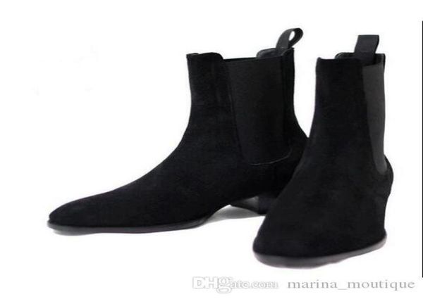 men suede martin boots wyatt booties men stacked heel slipon shoes fashion nubuck leather chelse boot ankle men shoes8857954, Black
men suede martin boots wyatt booties men stacked heel slipon shoes fashion nubuck leather chelse boot ankle men shoes8857954, Black