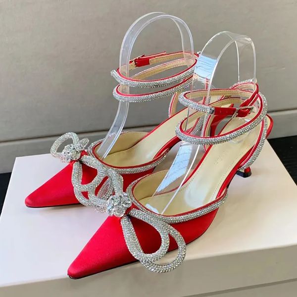 mach&mach real silk satin dress shoes rhinestone decoration ankle strap bowknot pointed toe women's party evening shoes luxury designer, Black
mach&mach real silk satin dress shoes rhinestone decoration ankle strap bowknot pointed toe women's party evening shoes luxury designer, Black