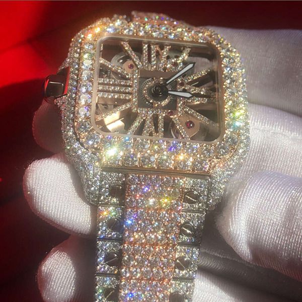 zbbj wristwatch new version vvs1 diamonds watch rose gold mixed sier skeleton watch pass tt quartz movement men luxury iced out sapphire wat, Silver
zbbj wristwatch new version vvs1 diamonds watch rose gold mixed sier skeleton watch pass tt quartz movement men luxury iced out sapphire wat, Silver