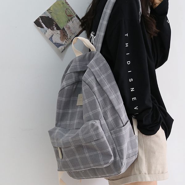 school bags fashion girl college bag casual simple women backpack striped book packbags for teenage travel shoulder rucksack 230905
school bags fashion girl college bag casual simple women backpack striped book packbags for teenage travel shoulder rucksack 230905