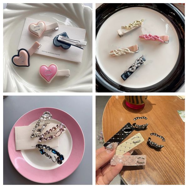 luxury brand designer hair barrettes for women sweet cute shining crystal diamond hair clips pins jewelry accessory, Golden;silver
luxury brand designer hair barrettes for women sweet cute shining crystal diamond hair clips pins jewelry accessory, Golden;silver