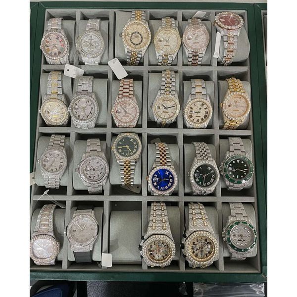 pgnn luxury watch mens watch digner watch movement watch men moissanite watch iced out watch diamond watch montre automatic mechanical watch, Slivery;brown
pgnn luxury watch mens watch digner watch movement watch men moissanite watch iced out watch diamond watch montre automatic mechanical watch, Slivery;brown