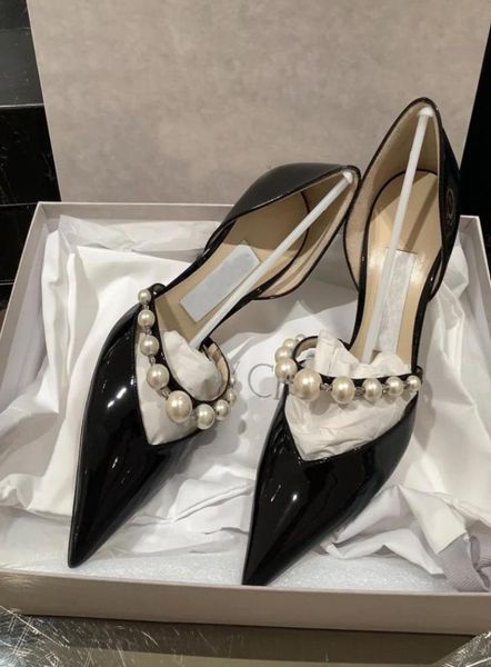 famous summer women aurelie sandals shoes nude black patent leather pointed pumps with pearl embellishment lady high heels eu8404032
famous summer women aurelie sandals shoes nude black patent leather pointed pumps with pearl embellishment lady high heels eu8404032