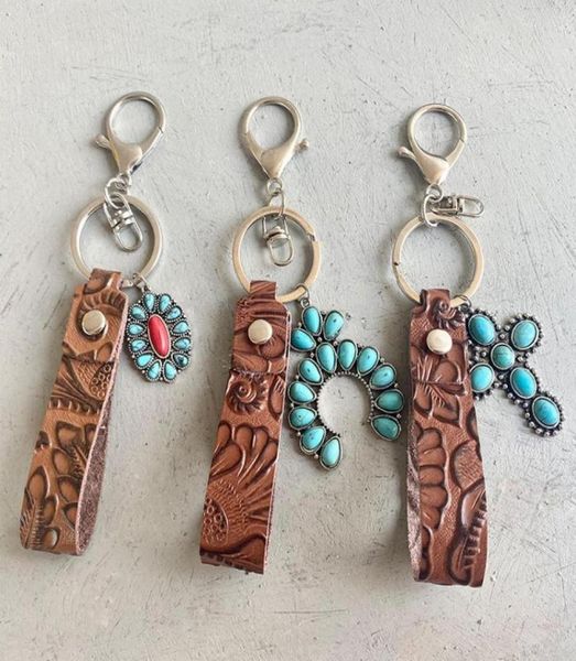 keychains vintage genuine leather emboss flower wrist strap squash blossoms turquoise keychain key chain wholesalekeychai7568829, Silver
keychains vintage genuine leather emboss flower wrist strap squash blossoms turquoise keychain key chain wholesalekeychai7568829, Silver