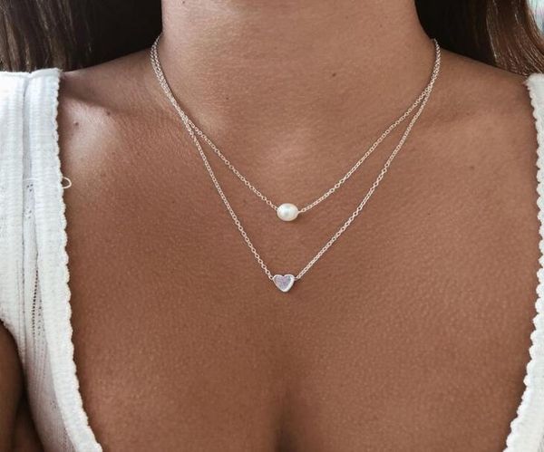 new fashion double chain gold silver love heart pearl charm pendant necklace choker chunky chain bib necklace for women lady6212651, Golden;silver
new fashion double chain gold silver love heart pearl charm pendant necklace choker chunky chain bib necklace for women lady6212651, Golden;silver