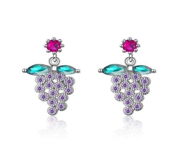 girl cute purple grape zircon diamond earrings stud students sweet white gold plated earrings birthday party jewelry valentine034578222, Golden;silver
girl cute purple grape zircon diamond earrings stud students sweet white gold plated earrings birthday party jewelry valentine034578222, Golden;silver