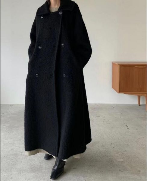 small amount of stock cl nai seaweed green wool coat for women's 23 autumn/winter high-end feeling, thickened wide version, long coat, Black
small amount of stock cl nai seaweed green wool coat for women's 23 autumn/winter high-end feeling, thickened wide version, long coat, Black