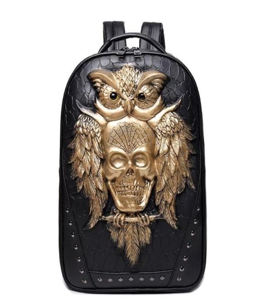2022 fashion 3d embossed owl skull backpack bags for men travel bag unique originality women bag personality rock cool laphand8193938
2022 fashion 3d embossed owl skull backpack bags for men travel bag unique originality women bag personality rock cool laphand8193938