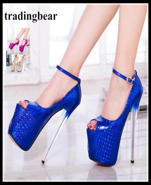 19cm super platform ultra high heels peep toe pumps women party club wear fuchsia blue gold big size 34 to 40 41 42 434399755, Black
19cm super platform ultra high heels peep toe pumps women party club wear fuchsia blue gold big size 34 to 40 41 42 434399755, Black