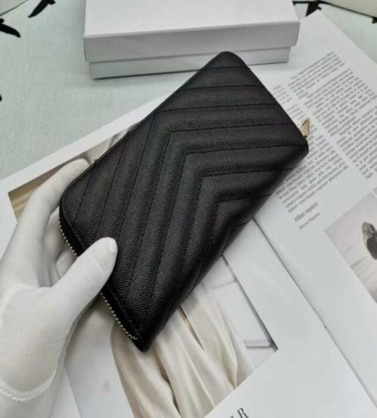 luxury real leather multicolor ys long purse date code single zipper wallet caviar card holder women man hasp pocket classic b4836008, Red;black
luxury real leather multicolor ys long purse date code single zipper wallet caviar card holder women man hasp pocket classic b4836008, Red;black