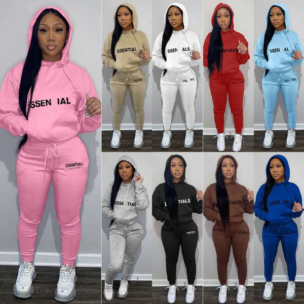 spring fall women hooded tracksuits designer letter printed pullover sweatshirt two piece set logo sweater sweatpants sweatsuit, Gray
spring fall women hooded tracksuits designer letter printed pullover sweatshirt two piece set logo sweater sweatpants sweatsuit, Gray