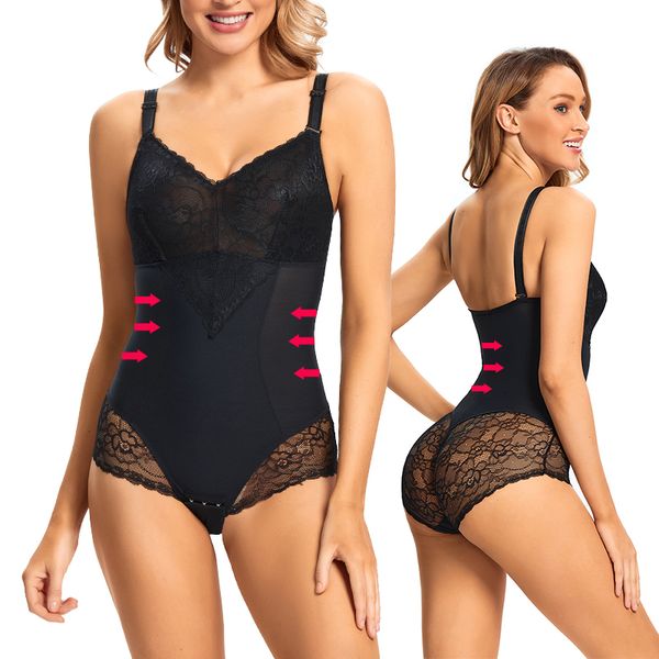 womens shapers lace bodysuit women shapewear seamless full body shaper waist slim tummy control underwear flat belly butt lifter fajas 23090, Black;white
womens shapers lace bodysuit women shapewear seamless full body shaper waist slim tummy control underwear flat belly butt lifter fajas 23090, Black;white