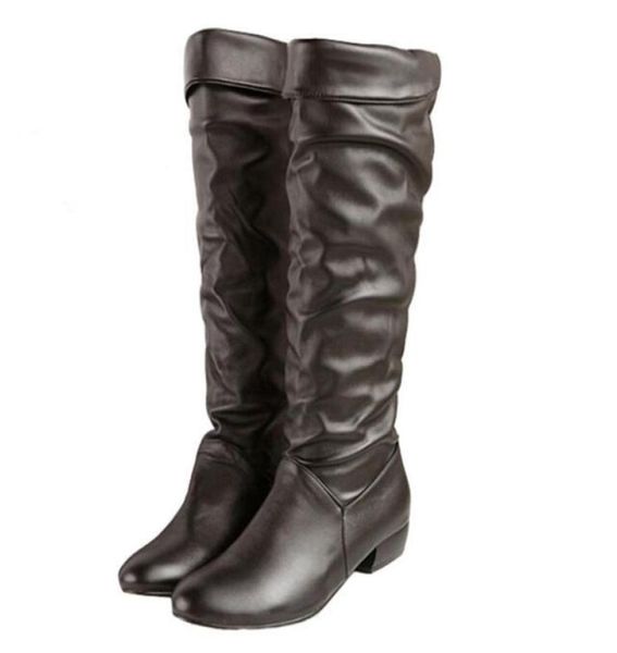 fashion women boots black white brown low heel knee boots slip on autumn winter ladies boots5422822
fashion women boots black white brown low heel knee boots slip on autumn winter ladies boots5422822
