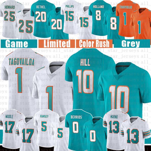 jaylen waddle tyreek hill football jerseys men tua tagovailoa miamis dolphins jalen ramsey braxton berrios dan marino xavien howard eli appl, Black;red
jaylen waddle tyreek hill football jerseys men tua tagovailoa miamis dolphins jalen ramsey braxton berrios dan marino xavien howard eli appl, Black;red