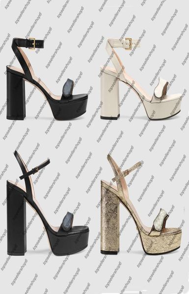 women chunky high heel platform ankle sandal adjustable strappy calf leather shoes double metal buckle lady summer party dress wed1781017, Black
women chunky high heel platform ankle sandal adjustable strappy calf leather shoes double metal buckle lady summer party dress wed1781017, Black