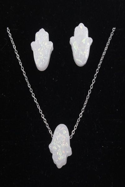 fnixtar fire blue opal hamsa hand jewelry sets for women necklace pendant stud earrings op jewelry set gift 3 set lot6378195, Silver
fnixtar fire blue opal hamsa hand jewelry sets for women necklace pendant stud earrings op jewelry set gift 3 set lot6378195, Silver