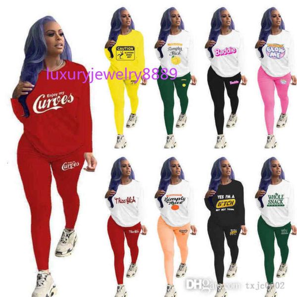 autumn designer women clothing tracksuits letter printed 2 piece matching set fashion long sleeve t-shirt pants jogger suit, Gray
autumn designer women clothing tracksuits letter printed 2 piece matching set fashion long sleeve t-shirt pants jogger suit, Gray