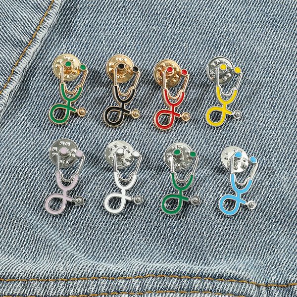 nurse doctor stethoscope enamel brooch pins creative lapel brooches badge for women men girl boy fashion jewelry gift, Gray
nurse doctor stethoscope enamel brooch pins creative lapel brooches badge for women men girl boy fashion jewelry gift, Gray