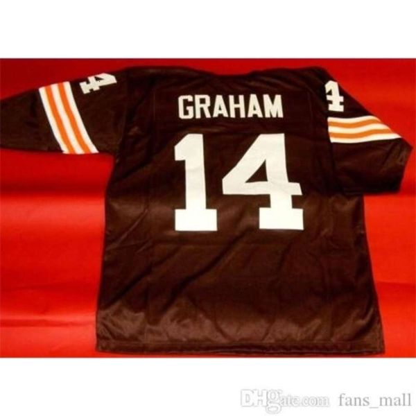 custom men youth women vintage #14 otto graham custom 3/4 sleeve football jersey size s-5xl or custom any name or number jersey, Black
custom men youth women vintage #14 otto graham custom 3/4 sleeve football jersey size s-5xl or custom any name or number jersey, Black
