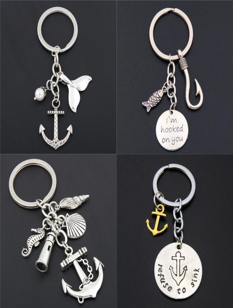 fish hook fishing keychains beach fish keyring anchor lighthouse charms summer jewelry gift5424055, Silver
fish hook fishing keychains beach fish keyring anchor lighthouse charms summer jewelry gift5424055, Silver